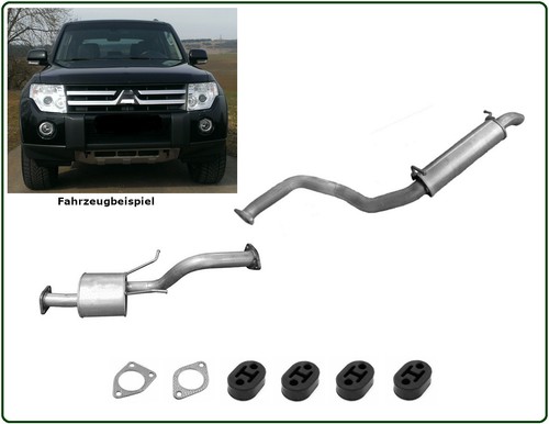 Auspuff set mitsubishi pajero - set,