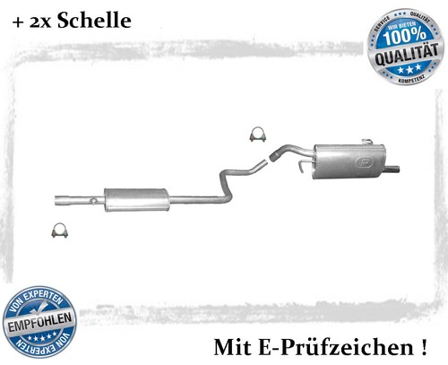 Auspuffanlage für mitsubishi - für,